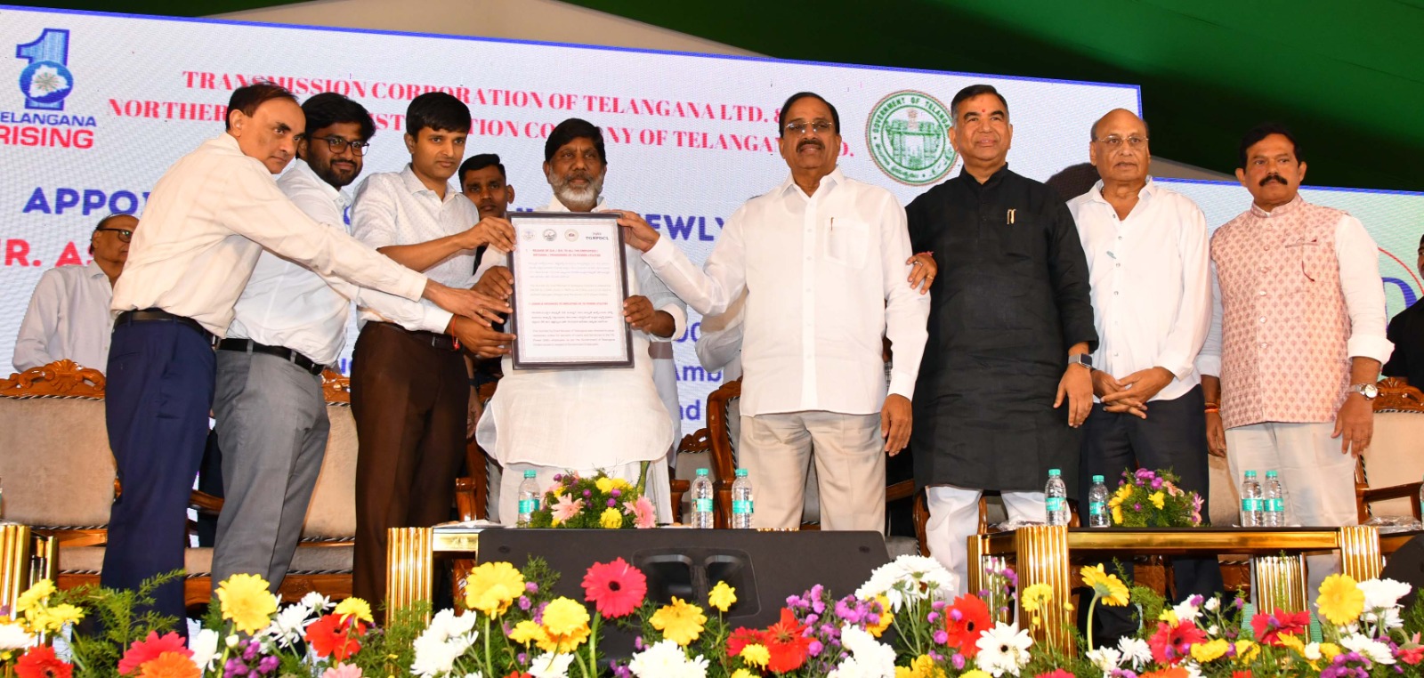 Compassionate appointments Ceremony by Hon'ble Deputy CM and other dignitaries